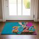 Breaking Bunny Easter Doormat Floor Mats Washable Rugs Kitchen Mat Non-Slip Oil Proof Rug Indoor Outdoor Mat Bedroom Decor Bathroom Mat Entrance Rug