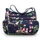 Women's Crossbody Bag Crossbody Bag Nylon Outdoor Daily Going out Print Waterproof Floral Print Flower Black Grey Black White