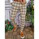 Men's Trousers Chinos Chino Pants Pencil Pants Plaid Dress Pants Plaid Checkered Anti-wrinkle Business Office Party Classic Smart Casual 1 3