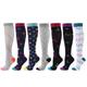 Men's Women's Compression Socks Crew Socks Cycling Socks Bike Socks Sports Socks Road Bike Mountain Bike MTB Bike / Cycling Breathable Soft Comfortable Seven-piece Suit Graphic Polka Dot Heart Nylon