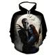 The Nightmare Before Christmas Jack Skellington Hoodie Cartoon Manga Anime Front Pocket Graphic Hoodie For Couple's Men's Women's Adults' 3D Print Casual Daily