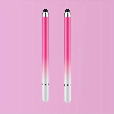 2 Pack 2 In 1 Stylus Pen Cellphone Tablet Capacitive Touch Pencil For Iphone Samsung Universal Android Phone Drawing Screen Pencil