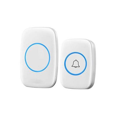 Wireless Doorbell kitPlug-in Receiverelderly pagerWaterproof Push Button with 1000 feet Operating Range 5 Volume Levels60 ChimesLED flashCD Sound For Home/Office/Classroom Use
