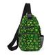 Women's Crossbody Bag Shoulder Bag Chest Bag Polyester Outdoor Daily St. Patrick's Day Zipper Print Large Capacity Lightweight Multi Carry Clover Light Green Dark Green Green