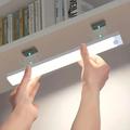 Under Cabinet Light Wireless Motion Sensor LED Light Bar LED Long Sense Light Rechargeable Magnetic Night Light For Corridor Kitchen Cabinet Stairs Hallway Wardrobe Home Room Decoration 1pc