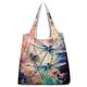 Women's Tote Shoulder Bag Hobo Bag Polyester Shopping Daily Holiday Print Large Capacity Foldable Lightweight Insect Blue Green Rainbow