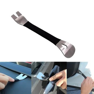 Car Trim Removal Tool Stainless Steel Durable Two End Trim Removal Level Pry Tools Door Panel Audio