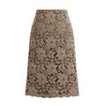 Women's Skirt Bodycon Knee-length High Waist Skirts Lace Solid Colored Street Daily Fall Winter Polyester Elegant Fashion Apricot Black Blue Purple