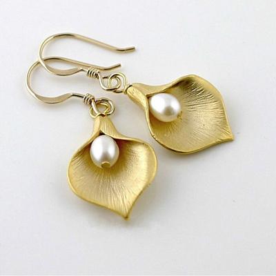 1 Pair Drop Earrings For Women's Party Evening Gift Prom Alloy Vintage Style Petal