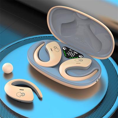 Earless Wireless Bone-conduction Headphones Wireless Wireless Long-term Pain Can Not Shake Off The Stereo Effects Extremely Heavy Bass For Ios Android Phone General Father's Day Gifts