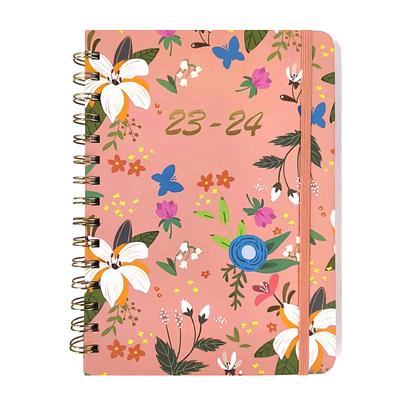 1pc 2024 Planner Hardcover Notebook, Weekly And Monthly Planner, Appointment Book From Jan To Dec 2024