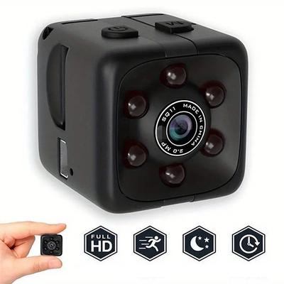 1pc SQ11 1080P Portable Wearable Night Vision Small HD Nanny Camera Mini Indoor Covert Security Cube Camera Conference Video Recorder