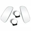 2PCS Wide Angle Reverse Mirror Blind Spot Car Rearview Mirror 360 Degree Car Mirror Auxiliary Mirror Blind Spot Mirro