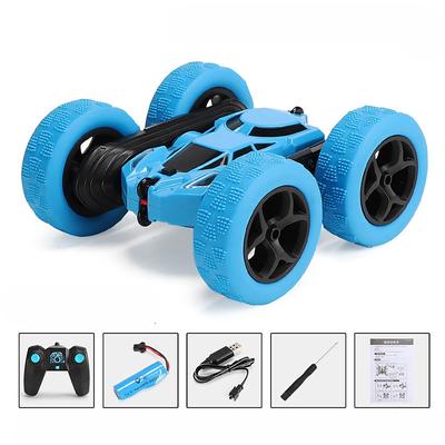 Car Stunt Remote Control Vehicle Off-road Remote Control Truck 4WD 2.4GHZ RC Rock Crawler With Headlights Double Sided 360 Flip Remote Control Car Gifts For Boys and Girls