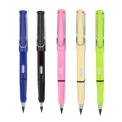 5pcs New Technology Unlimited Writing Pencil No Ink Novelty Pen Art Sketch Painting Tools Kid Gift School Supplies Stationery, Back to School Gift