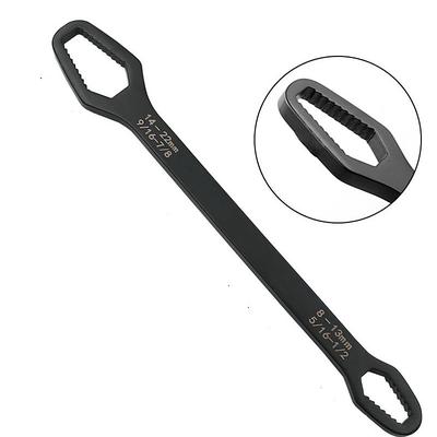 1PC 3-24mm Multifunctional Double Head Wrench, Household Tools Universal Self-tightening Adjustable Special-shaped Wrench Portable Hand Tools