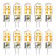 10pcs G4 3W 200-300lm 12LED LED Bi-pin Lights 2835SMD Warm White Cool White Natural White Led Corn Bulb Chandelier Lamp AC 12V