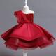 Kids Girls' Dress One Shoulder Sequin Skater Dress Special Occasion Performance Sequins Mesh Red Knee-length Sleeveless Princess Sweet Dresses Spring Summer Slim 1-5 Years