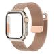 Milanese Loop Compatible with Apple Watch band 40mm 41mm 44mm 45mm with Case Magnetic Clasp Adjustable Stainless Steel Strap Replacement Wristband for iwatch Series 8 7 6 5 4 SE