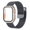 Milanese Loop Compatible with Apple Watch band 40mm 41mm 44mm 45mm with Case Magnetic Clasp Adjustable Stainless Steel Strap Replacement Wristband for iwatch Series 8 7 6 5 4 SE
