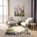 Spring Floral Berries Area Rug Kitchen Mat Non-Slip Oil Proof Floor Mat Livingroom Rug Indoor Outdoor Mat Bedroom Decor Bathroom Mat Entrance Rug Door Mat Bird Tree of Life