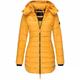 Women's Parka Lightweight Quilted Jacket Mid-Length Puffer Jacket Thermal Winter Coat with Pocket Zipper Hooded Coat Active Casual Outerwear Long Sleeve