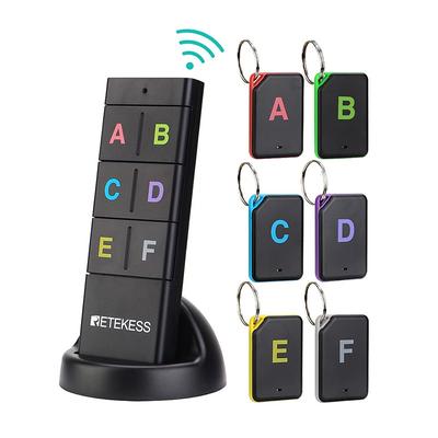 TH104 Wireless Key Finder RF Key Locator Pet Tracker Wallet Tracker Remote Control 1 RF Transmitter 6 Receiver