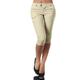 Women's Basic Essential Capri shorts Slacks Classic Capris Pants Office / Career Dailywear Micro-elastic Solid Colored Mid Waist Slim Green White Black Blue Khaki S M L XL XXL