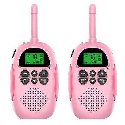 2PCS 3-5km Range Two Way Long Range Walkie Talkies Radio Interphone Toys for Children Kids Outdoor Walking Camping Gifts