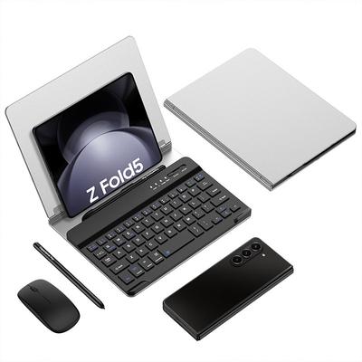 Phone Case For Samsung Galaxy Z Fold 6 Z Fold 5 Z Fold 4 Z Fold 3 Z Fold 2 Z Fold Back Cover with Keyboard Magnetic Full Body Protective TPU Father's Day Gifts