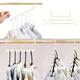 6-Pack Magic Hangers Space-Saving Hanger Organizer for Heavy Clothes Storage - Up to 50% More Space!
