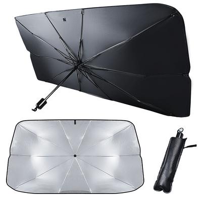 Car Sunshade Umbrella for Front Window, Foldable UV Protection Interior Sun Shade, Auto Windshield Cover, UV Blocker for Car