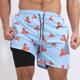 Men's Board Shorts Swim Shorts Swim Trunks Drawstring With Compression Liner Gradient Graphic Prints Quick Dry Surfing Casual Holiday Hawaiian Boho 1 5