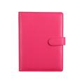 2024 New A5 Macaron Colorful PU Leather DIY Binder Notebook Notebook Cover Diary Agenda Planner Paper Cover School