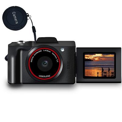 Flip Screen Selfie Digital Camera Digital Zoom Video Camera Point and Shoot Camera Compact Digital Camera for Vlogging