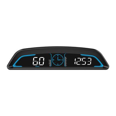 Digital GPS Speedometer Universal Headset Car 5.5 Inch Large LCD Display HUD with MPH Speed Fatigue Driving Alert Overspeed Warning Trip Meter For All Vehicles