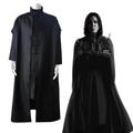 Witch Wizard Minerva McGonagall Cosplay Costume Outfits Men's Women's Movie Cosplay Snape Costume Voldemort Costume McGonagall Costume Halloween Carnival Masquerade Top Cloak Cap