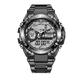 LIGE Men Digital Watch Chronograph Military Sports Waterproof Dual Display Calendar Chronograph Waterproof Silicone Strap Watch