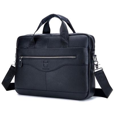 Laptop Briefcases 16 inch Compatible with Macbook Air Pro, HP, Dell, Lenovo, Asus, Acer, Chromebook Notebook Expandable Bag Waterpoof Shock Proof With Handle Leather Solid Color for Business Office
