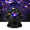 Star Sky Projector Night Light Lamp 360 Degree Rotating Desk Lamp 4 LED Lights 8 Colors Change with USB Cable for Kids Baby Bedroom and Party Decoration