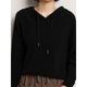 Women's Pullover Sweater Jumper Hooded Ribbed Knit Wool Oversized Fall Winter Regular Outdoor Daily Going out Stylish Casual Soft Long Sleeve Solid Color Black Camel Purple S M L