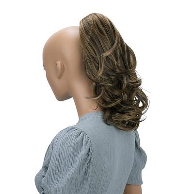 Hairpiece Ponytail Extensions Voluminous Wavy Blond Mix H136