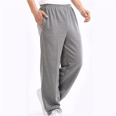 Men's Fleece Pants Sweatpants Trousers Casual Pants Straight Leg Sweatpants Elastic Waist Solid Color Comfort Breathable Casual Daily Streetwear Sports Fashion Black Wine Micro-elastic