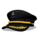 Adult Yacht Boat Ship Sailor Captain Cosplay Costume Hat Cap Navy Marine Admiral(3 Colors)