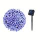 1pc, Solar Christmas Lights Outdoor, 30/50/100/200/300/500/ 1000LED Solar String Lights, 8 Modes Green Wire Twinkle Lights, Waterproof Festival Linghts, For Xmas Tree Garden Yard Wedding Party