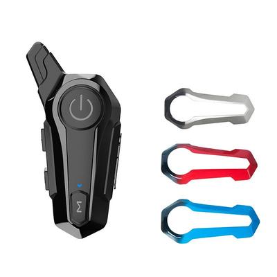 New Motorcycle Bluetooth Headset Intercom Outdoor Riding Headset, Motorcycle BT Intercom with FM Radio Helmet BT Headset Waterproof Universal Communication System for ATV Dirt Bike Motorcycle