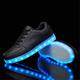 Boys Girls Sneakers LED Light up Shoes High Top USB Charging PU Non Slip Quick Charge Hip-Hop Dancing Shoes Little Kids(4-7ys) Big Kids(7years ) Running Shoes Silver Gold White