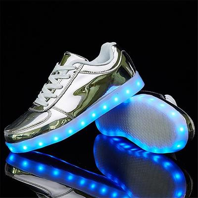Boys Girls LED Light Up Sneakers with USB Charging for Parties and Night Activities