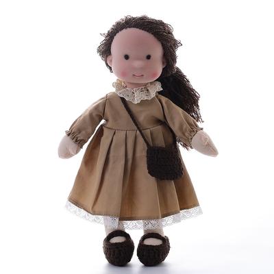 Cotton Body Waldorf Doll Doll Artist Handmade Mini Dress Up Doll Diy for Christmas Gifts