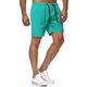 Men's Swim Shorts Swim Trunks Board Shorts Beach Shorts Running Shorts Drawstring Elastic Waist Plain Print Quick Dry Outdoor Short Casual Beach Cotton Blend Shorts Casual / Sporty Green Black